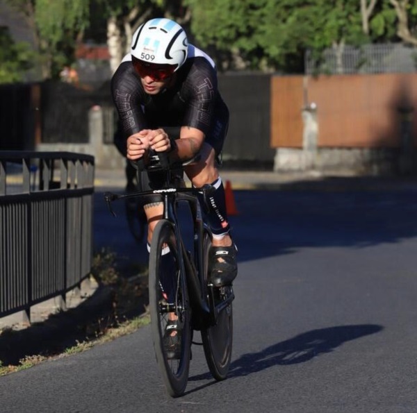 "Mike" Armada, el mejor de los nuestros en el Iron Man 70.3 de San Juan.