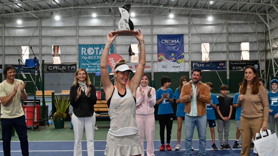 "Vito" Bosio, última campeona del W15 de Trelew.