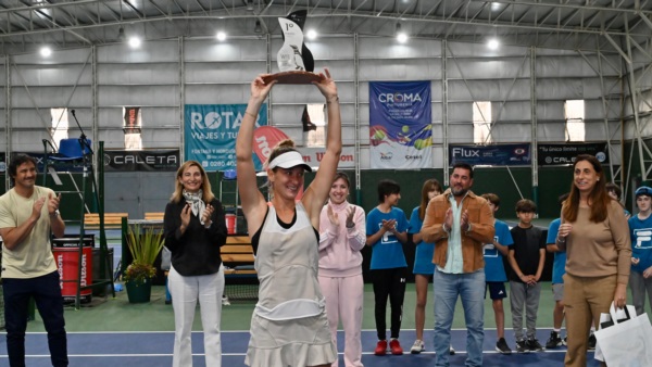 "Vito" Bosio, última campeona del W15 de Trelew.
