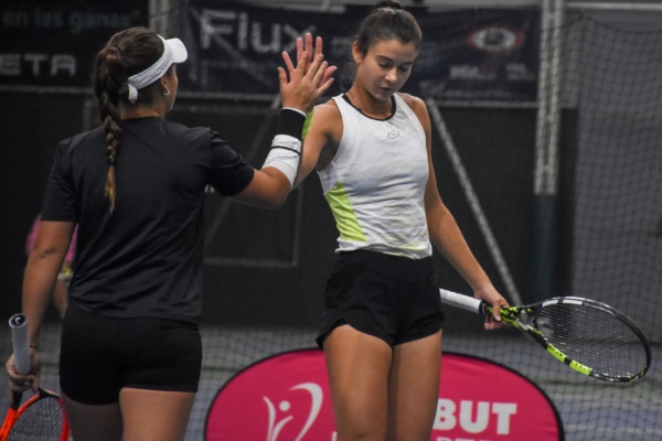 Las bicampeonas Moyano y Romero pasaron primera ronda de dobles sin dificultades (Foto: Sergio Esparza/Jornada Medios).