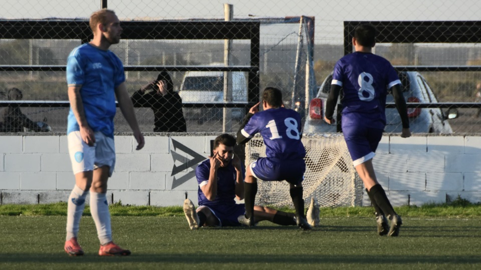 El festejo del empate. Foto: Norman Evans.