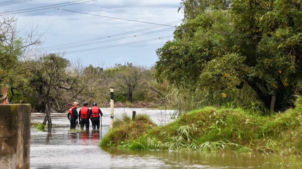 Varias regiones bonaerenses bajo agua.