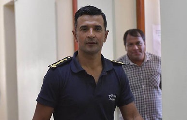 Miguel Gómez, en sus épocas de jefe de la Policía.