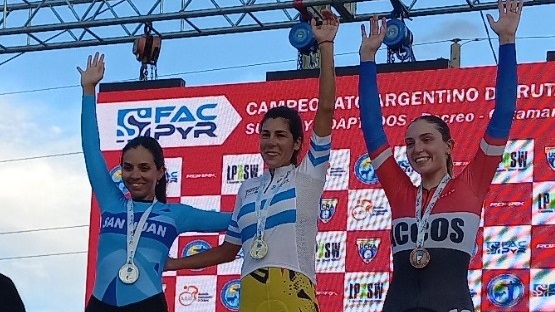 La chubutense que representa a la Federación Cordobesa se consagró en el Argentino de Ruta de Catamarca.