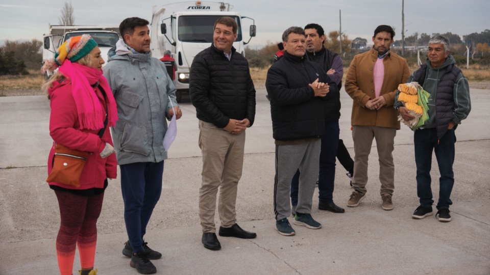 El intendente Biss acompañó las actividades.