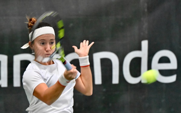 Melina Maruca no tuvo chances ante "Vito" Bosio (Daniel Feldman/Jornada Medios).