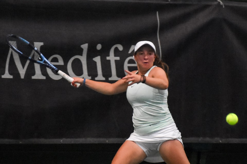 La boliviana Natalia Trigosso quedó eliminada en manos de Martina Capurro (Sergio Esparza/Jornada Medios).