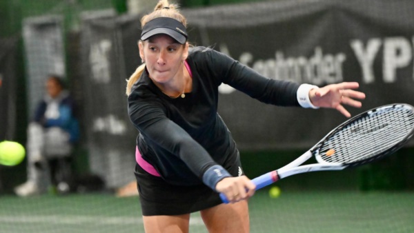 Victoria Bosio sorteó sin dificultades la primera ronda, pese a sus malestares físicos (Daniel Feldman/Jornada Medios).