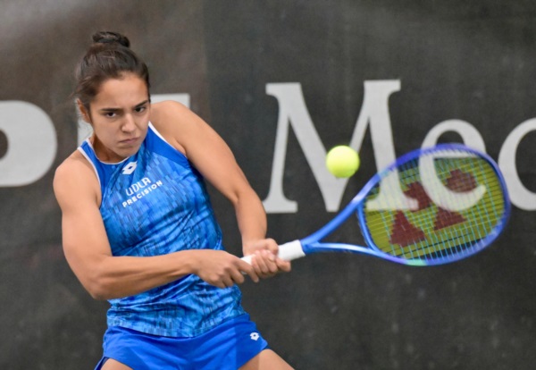 Vergara Rivera asoma como una promesa del tenis chileno. (Foto: Daniel Feldman/Jornada).