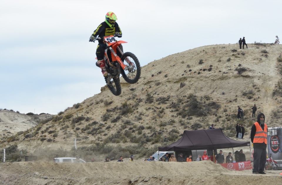 Patricio Beraza, otro nombre habitual del motocross regional (Norman Evans/Jornada Medios).