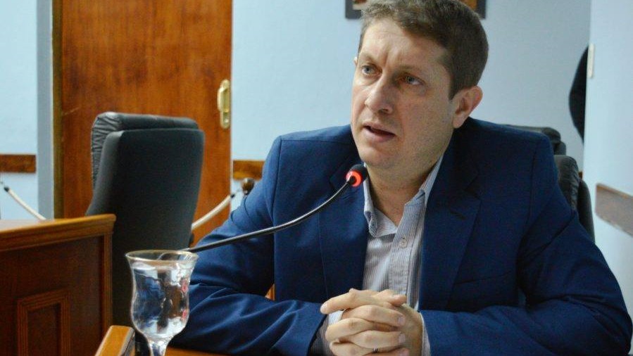 Dulio Monti, presidente del Concejo Deliberante de Rawson, impulsor del proyecto de la Plaza Cultural.