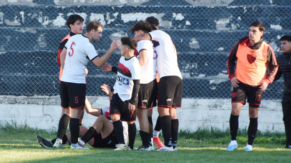 La celebración del 2-1. Foto: Norman Evans. 