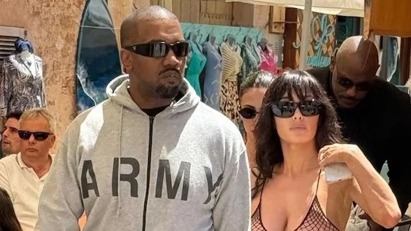 Kanye West y Bianca Censori fueron frenados por la policía en Mallorca.