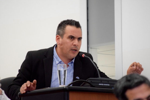 Marcos Panquilto, presidente del bloque oficialista