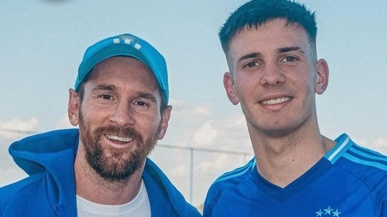 Leo Messi y Franco Mastantuono, convocados en la Selección Argentina.