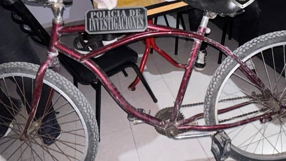 Una bicicleta hurtada fue recuperada.