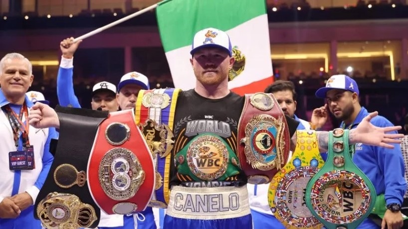 Canelo Álvarez no pudo noquear, pero derrotó a Scull y es indiscutido en las 168 libras.