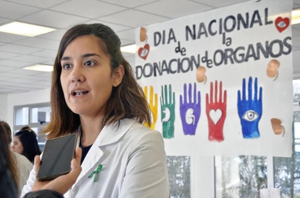 Lucía Martín coordinadora del INCUCAI y doctora del hospital Alvear. 