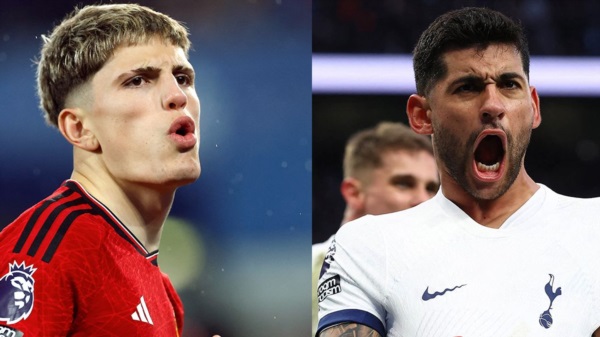Garnacho y Cuti Romero se enfrentarán en la final de la Europa League.