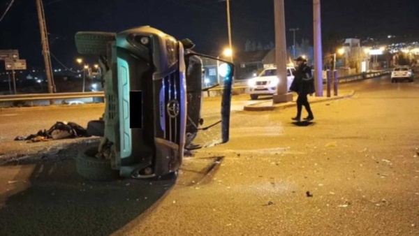 El accidente que involucró a dos vehículos, ocurrió el martes a la noche. (Instagram @adrianflores_86)
