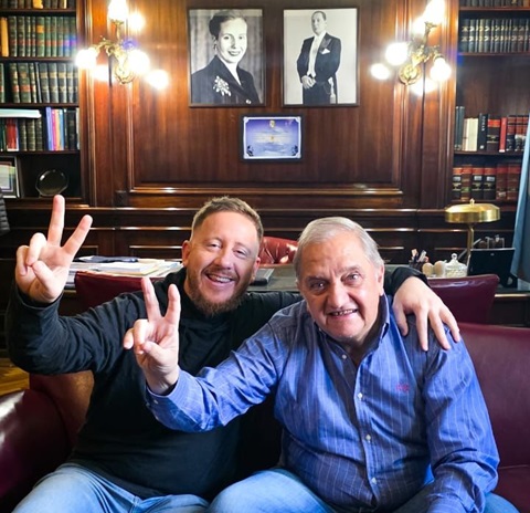 Bowen y Linares, hace pocos días en el Senado.