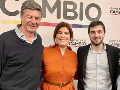 Menna, Romero y Torres, vértices de un triángulo electoral.