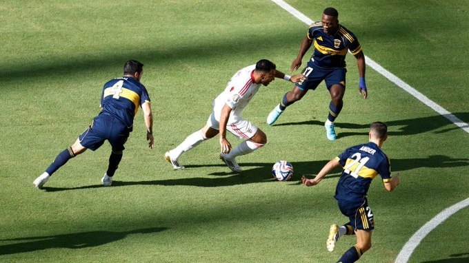 Di María ejecutó el penal que le permitió a Benfica descontar.