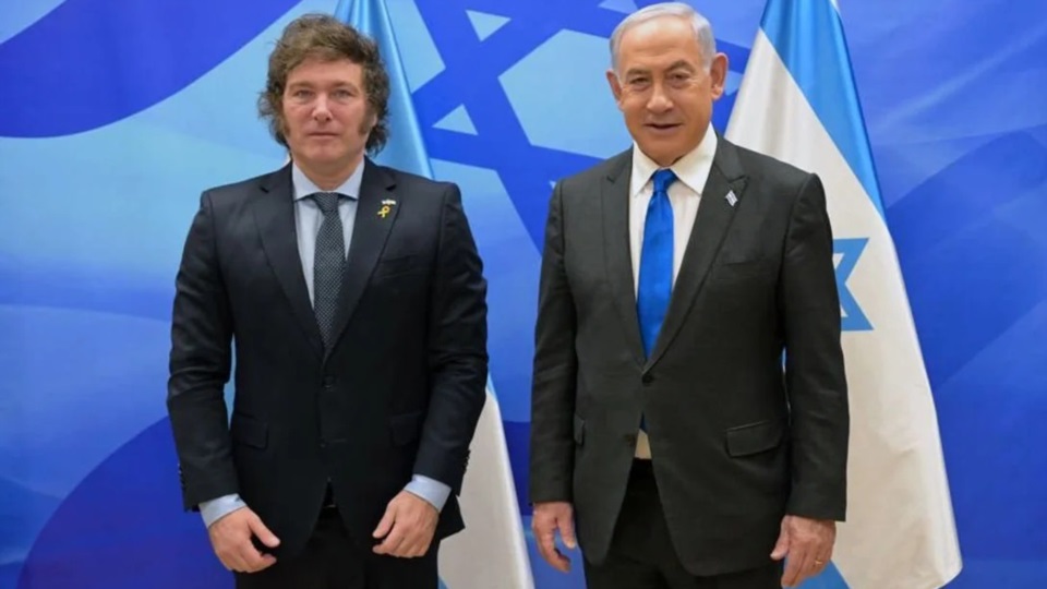 Javier Milei y Benjamín Netanyahu