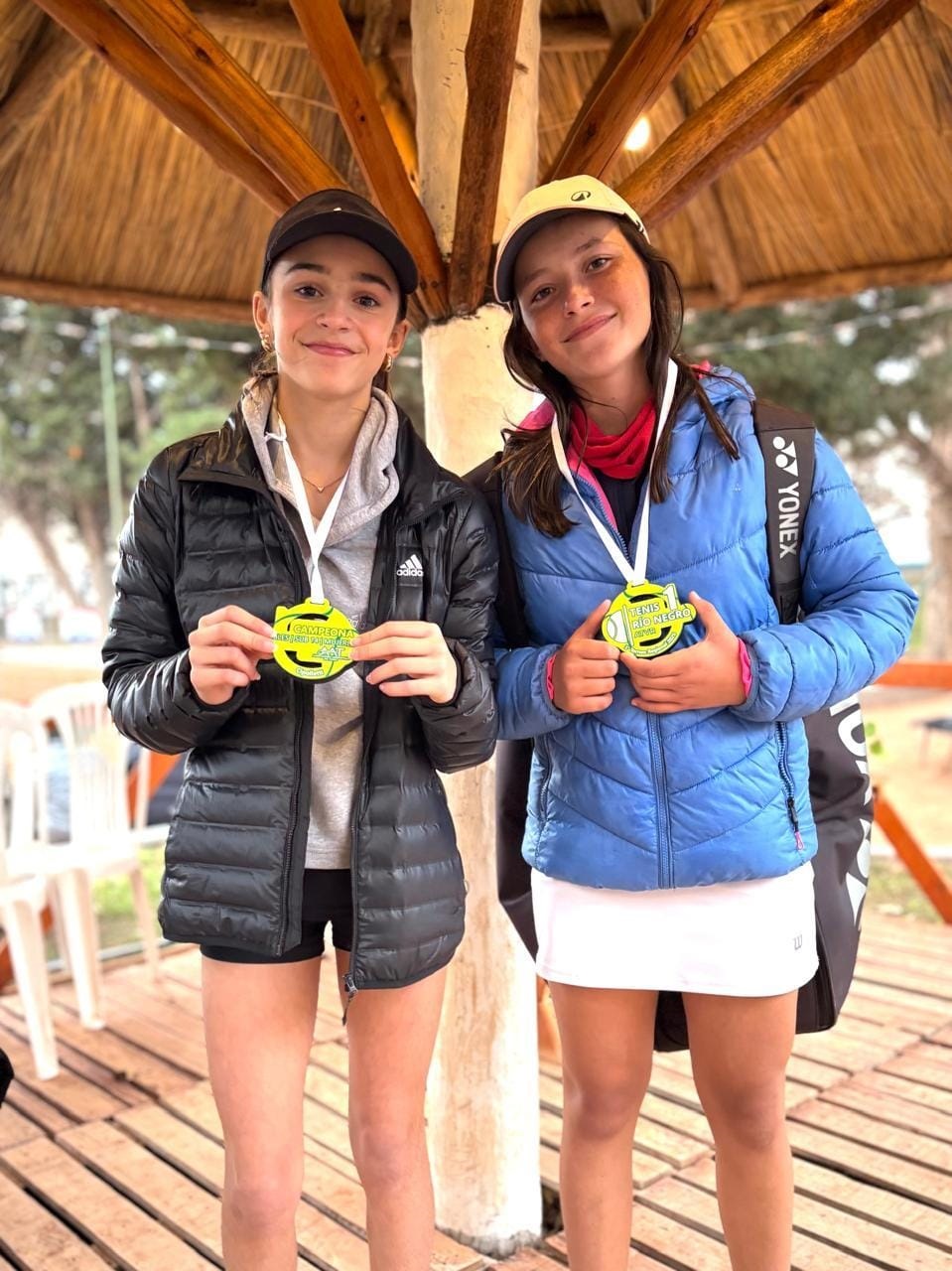 Agustina Viglione y la porteña Lucila Marrella, campeonas del dobles Sub 14.
