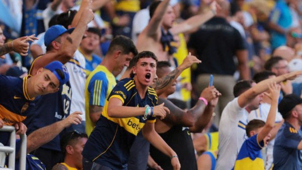 Los hinchas de Boca volvieron a copar el Hard Rock Stadium de Miami.