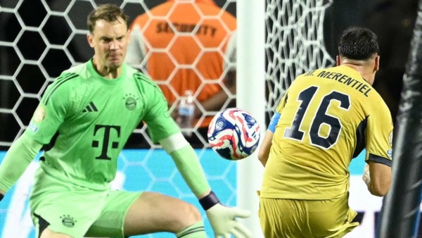 Uno de los mejores gol del Mundial de Clubes. Definición exquisita de la "Bestia" ante Neuer.