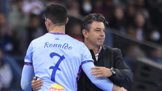 Gallardo desveló su conversación privada con Cristiano Ronaldo.