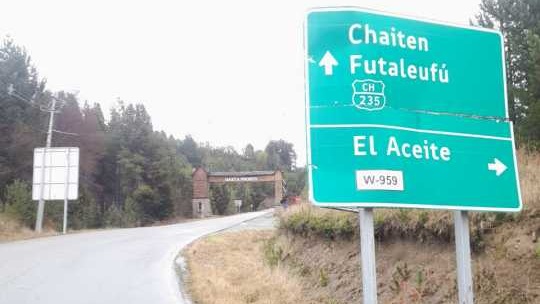 El sujeto fue detenido el Paraje El Aceite, localidad de Palena. 