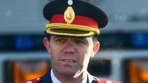 Cristian Otero, Jefe Cuerpo de Bomberos de Trelew