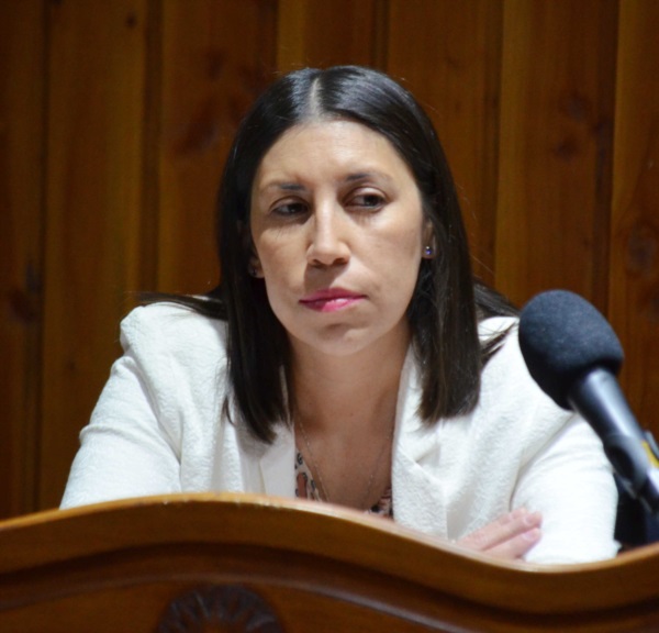 Concejal de Unión por la Patria, Silvana Sánchez Albornoz. (Foto: Atilio Ortíz)