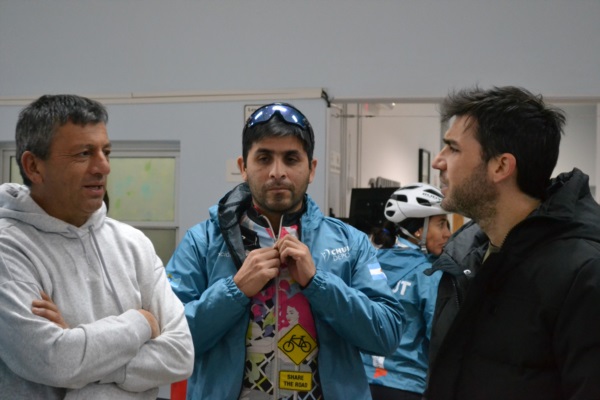 Milton Reyes, Junior Mansilla e Ignacio Torres.