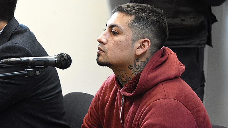 Santiago Isaías González cuando fue detenido preventivamente,