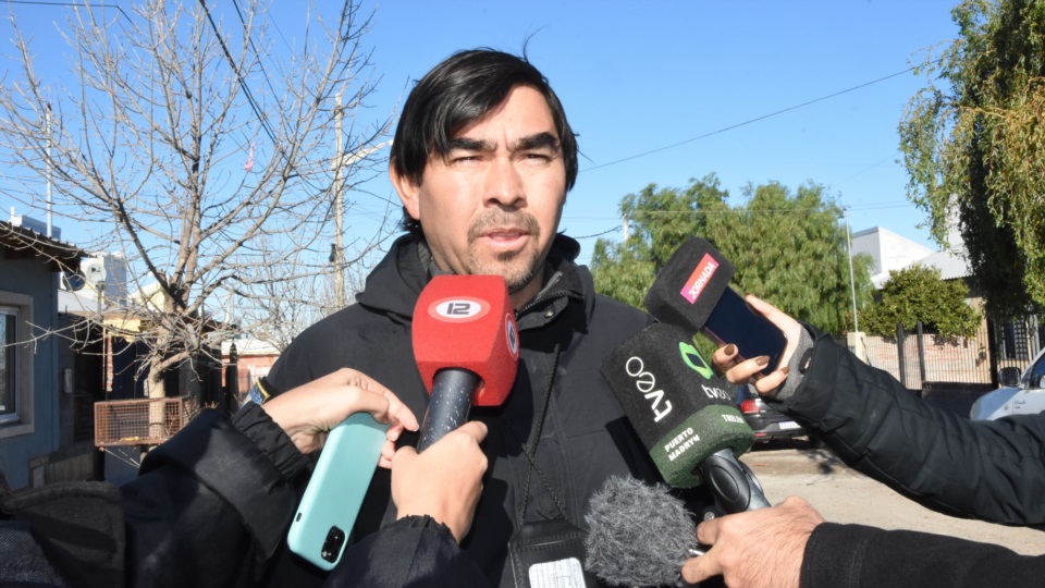 Marcos González, subcomisario de Sustracción de Automotores de Trelew - Fotografía Norman Evans- Jornada