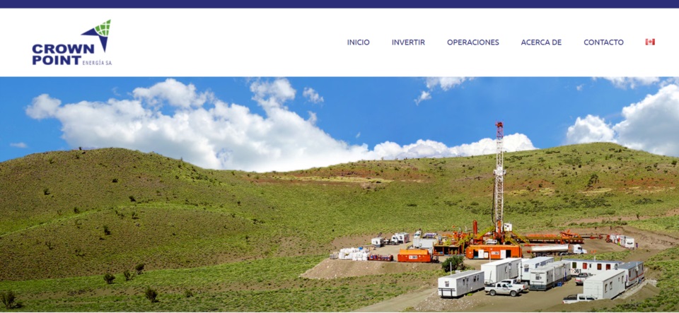 Portada de la web de la canadiense Crown Point.