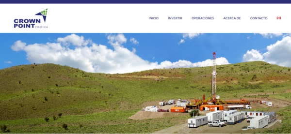 Portada de la web de la canadiense Crown Point.