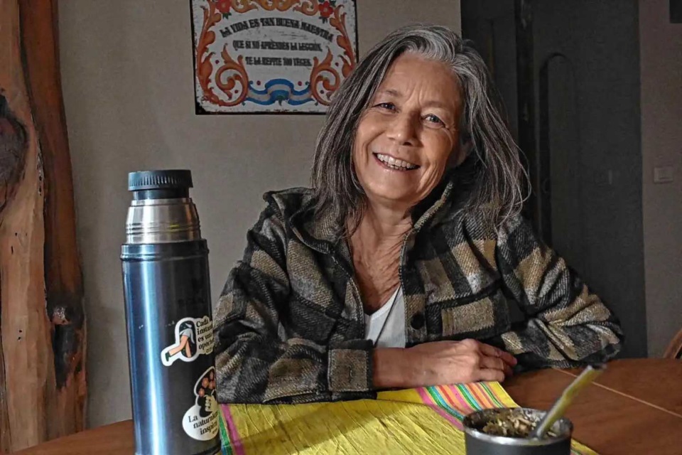 Analía Galli, de 60 años, sufre poliquistosis renal desde los 15. Hoy tiene un horizonte de esperanza. Foto: Alfredo Leiva