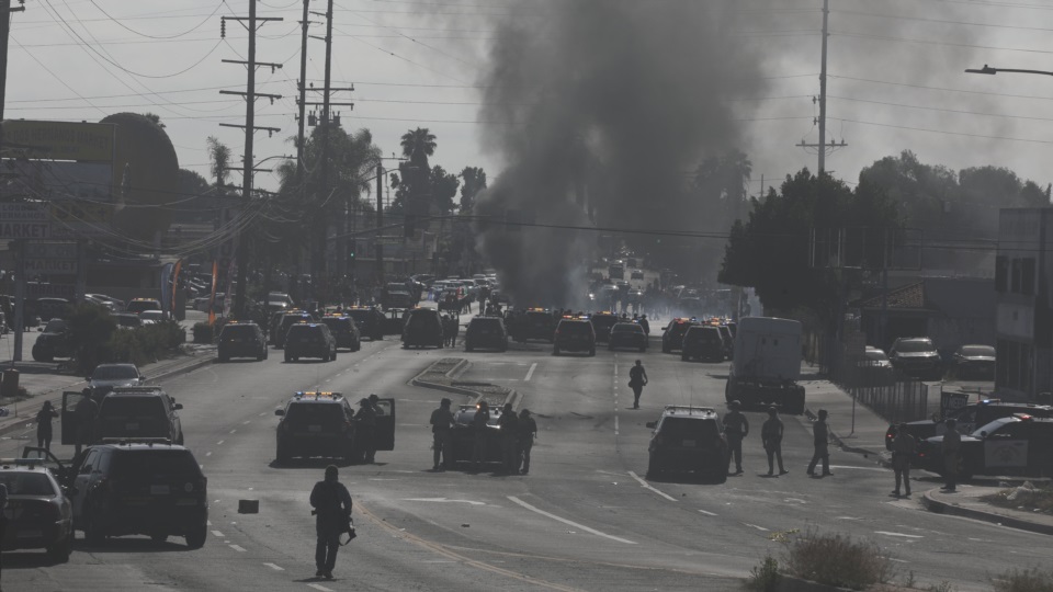 Las protestas en Los Angeles provocaron una escalada de violencia.