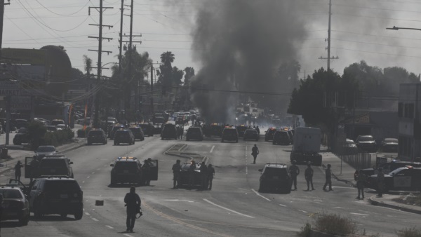 Las protestas en Los Angeles provocaron una escalada de violencia.
