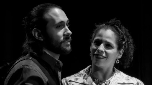 Naim Munier y la mezosoprano Patricia Martínez.