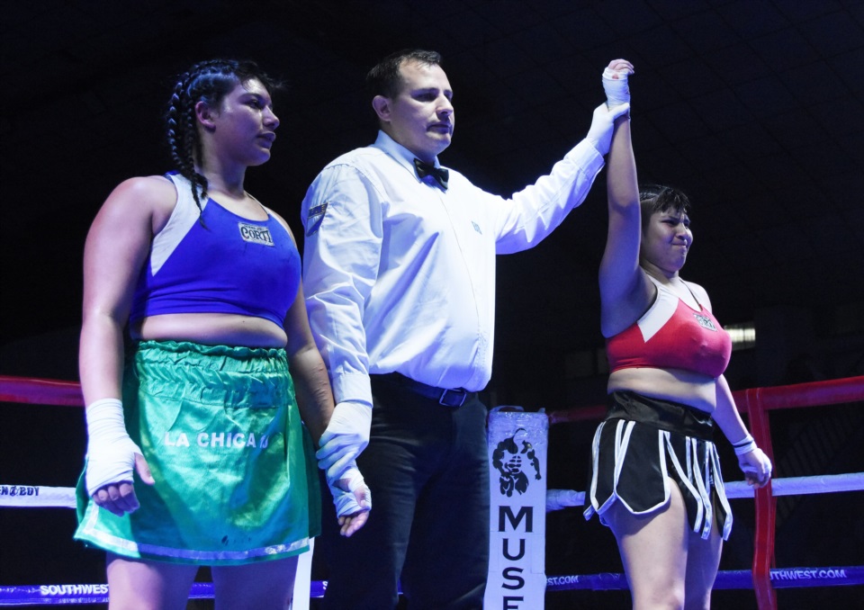 Nicole Kucich González proclamada ganadora ante Verónica Luna Foto: Norman Evans/Jornada).