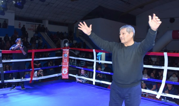 Juan Domingo "Mingo" Malvares, el glorioso patriarca del boxeo trelewense (Foto: Norman Evans/Jornada).