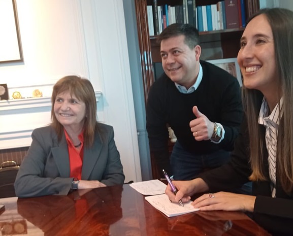 Bullrich, Treffinger y Lapadu en CABA.