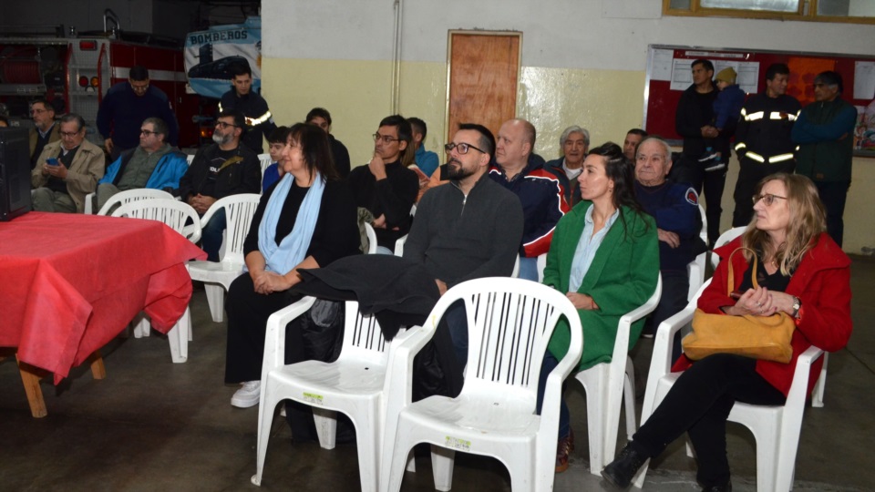Entre las autoridades presentes, estuvo el intendente Matías Taccetta.