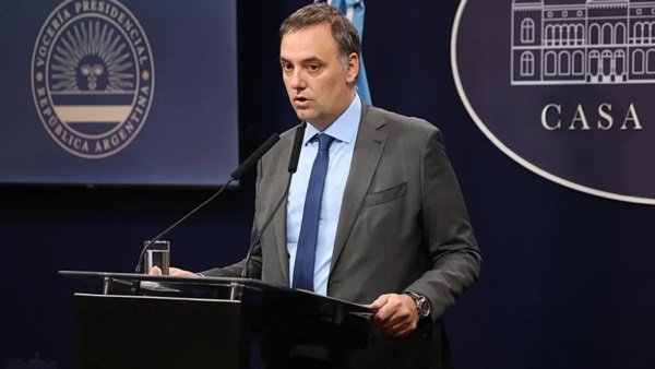 El vocero presidencial, Manuel Adorni.