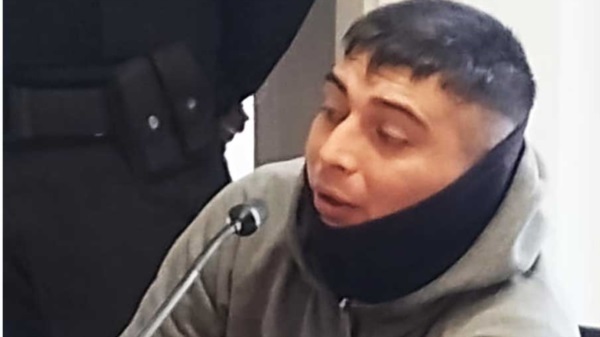 Lucas Entraigas, acusado del homicidio de la sargento Marcela Tagariello.